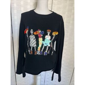 Coco + Carmen Women’s Sweater Size S Multi-color Long Bell Sleeve